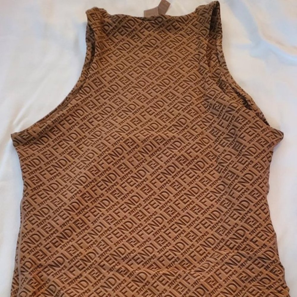 Plus Size Fendi/Skims Bodysuit